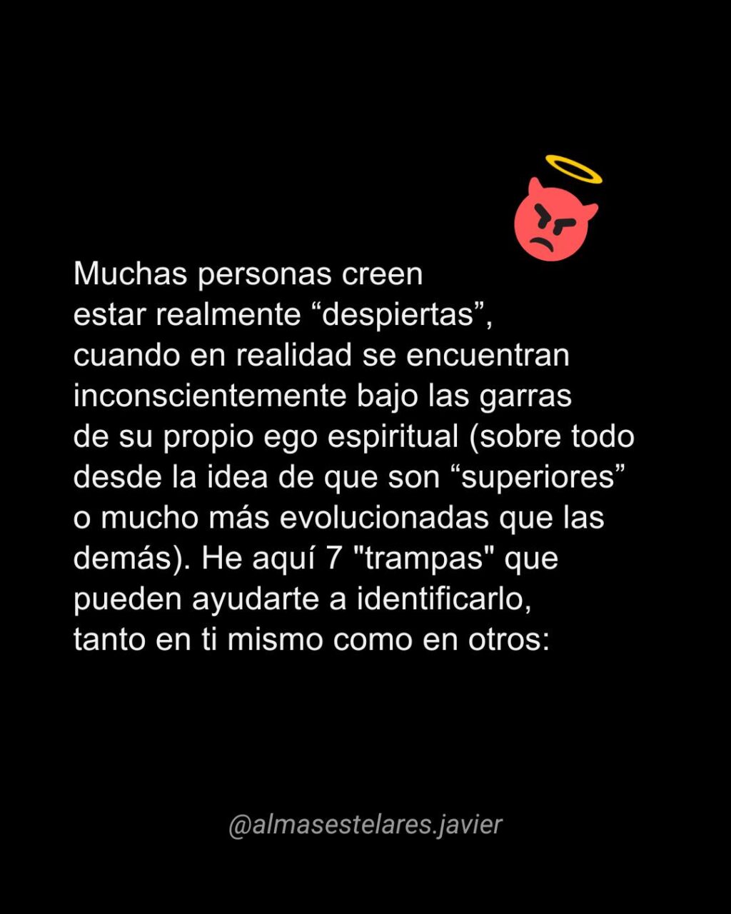 Instagram post from almasestelares.javier. This post is in position 1.