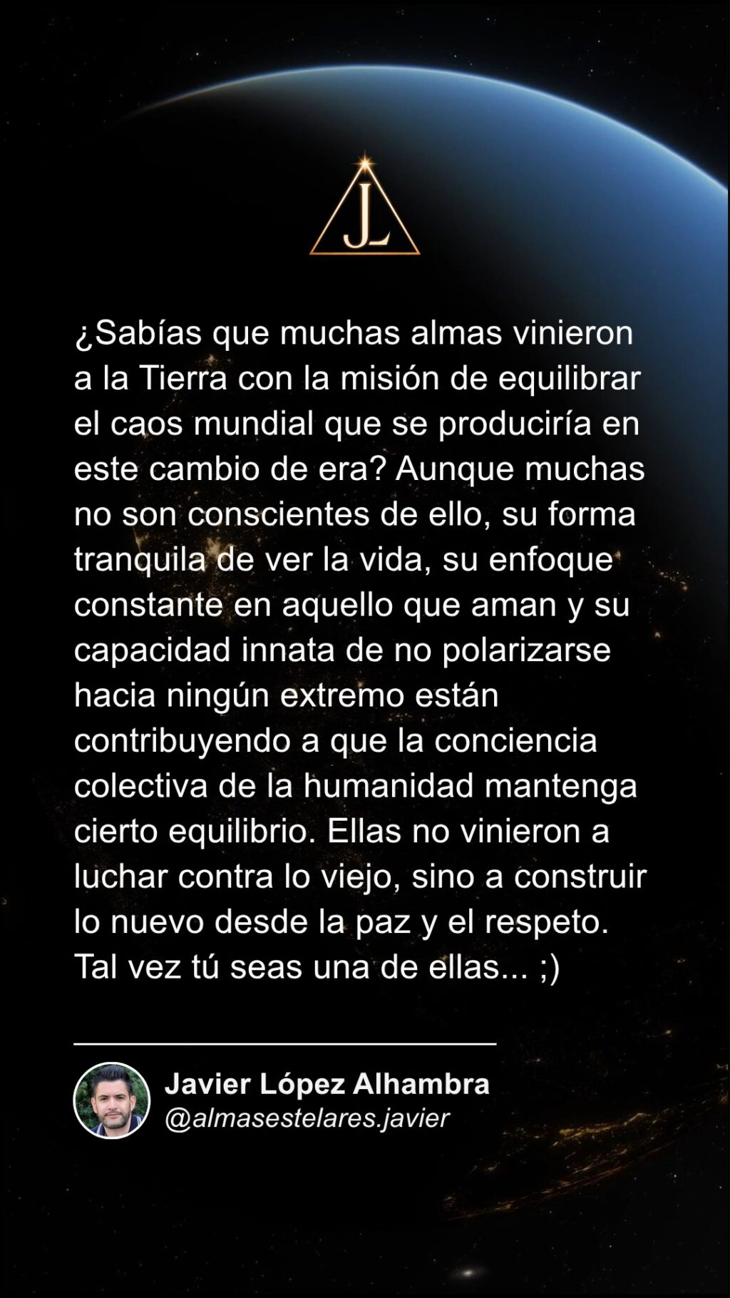 Instagram post from almasestelares.javier. This post is in position 0.