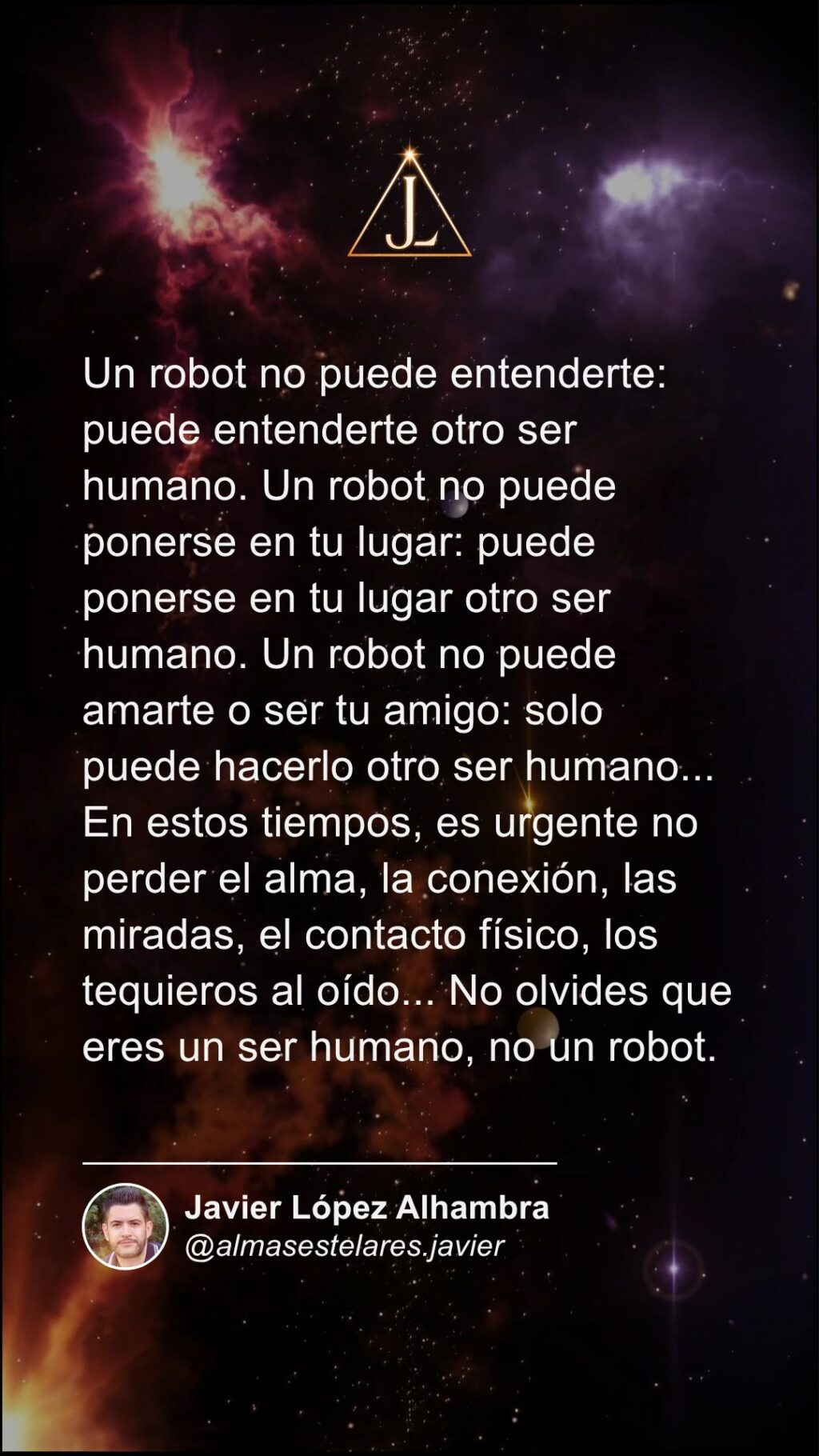 Instagram post from almasestelares.javier. This post is in position 4.