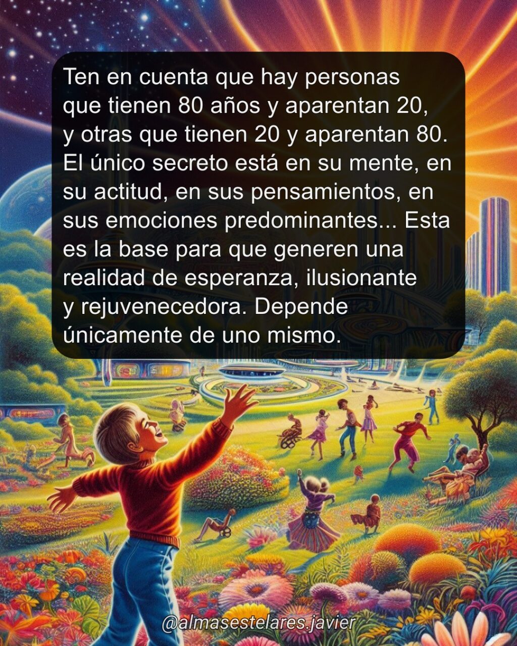 Instagram post from almasestelares.javier. This post is in position 8.