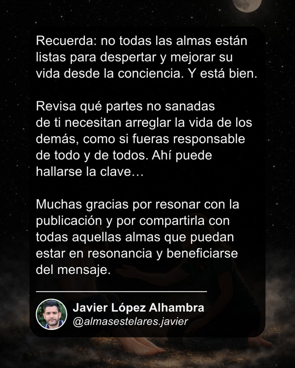 Instagram post from almasestelares.javier. This post is in position 9.
