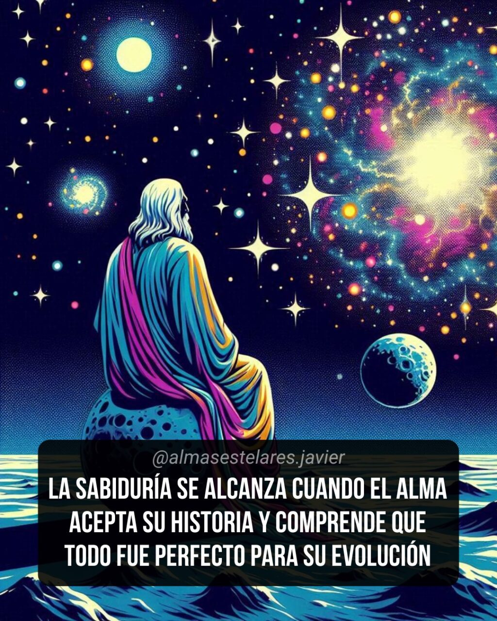 Instagram post from almasestelares.javier. This post is in position 1.