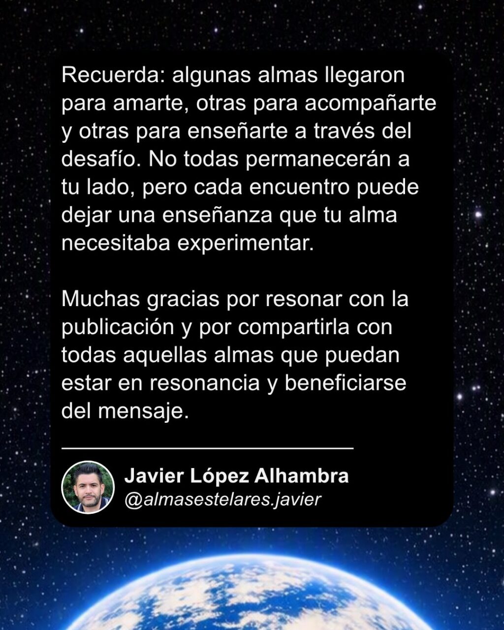 Instagram post from almasestelares.javier. This post is in position 9.