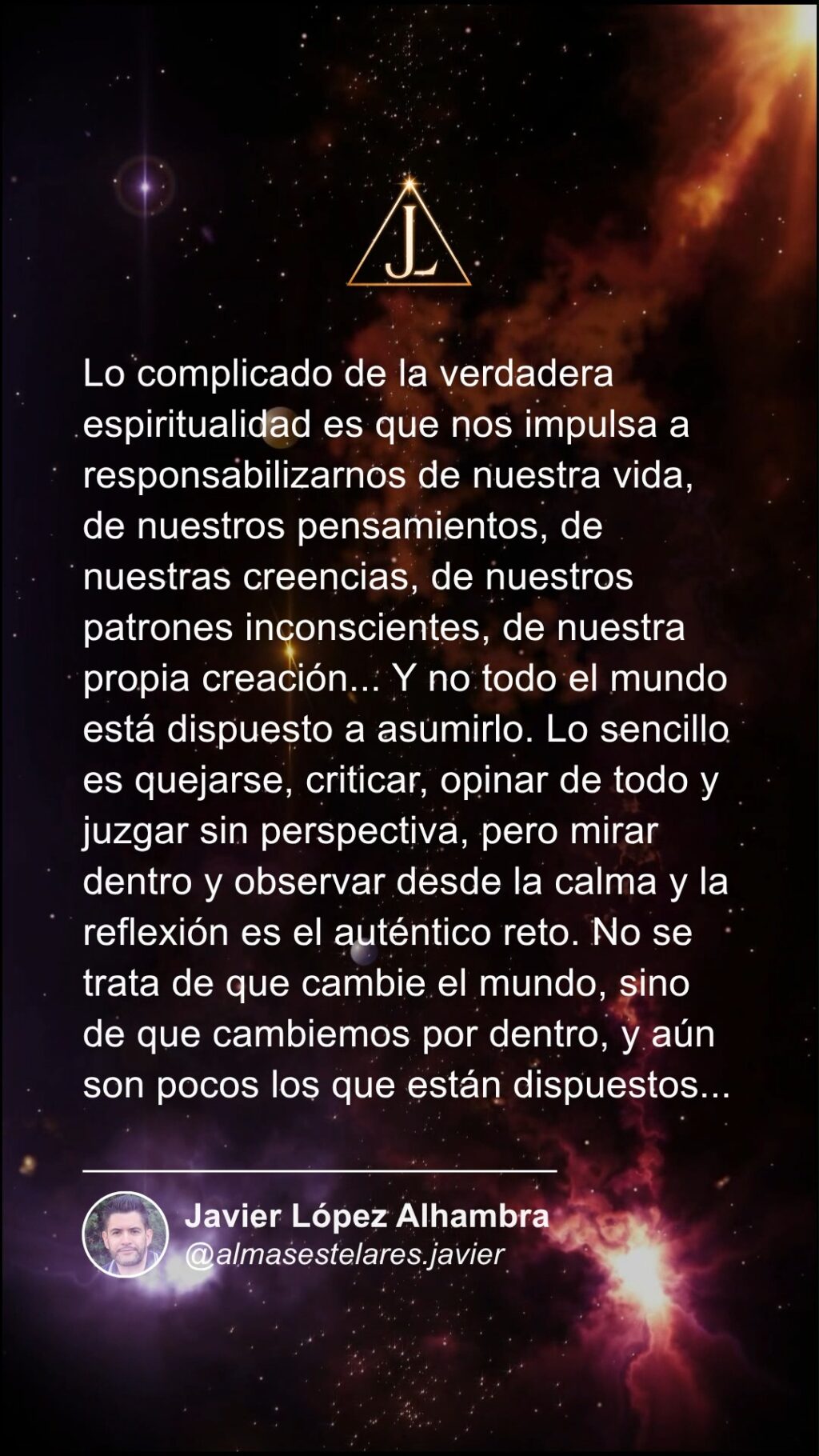 Instagram post from almasestelares.javier. This post is in position 0.