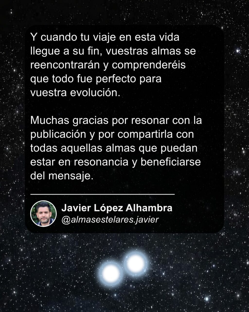 Instagram post from almasestelares.javier. This post is in position 9.