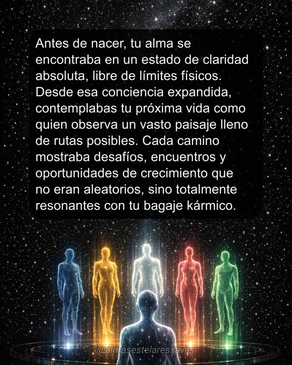 Instagram post from almasestelares.javier. This post is in position 1.