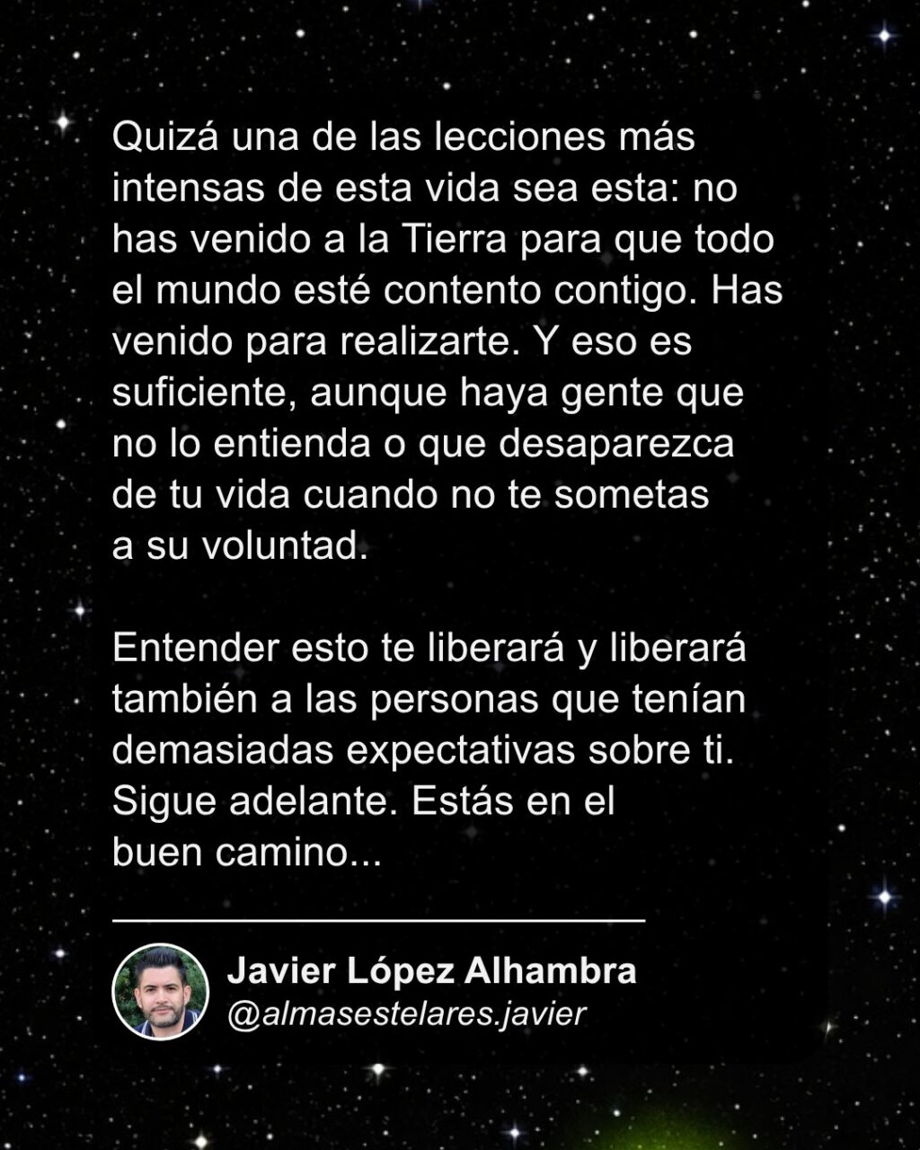 Instagram post from almasestelares.javier. This post is in position 9.