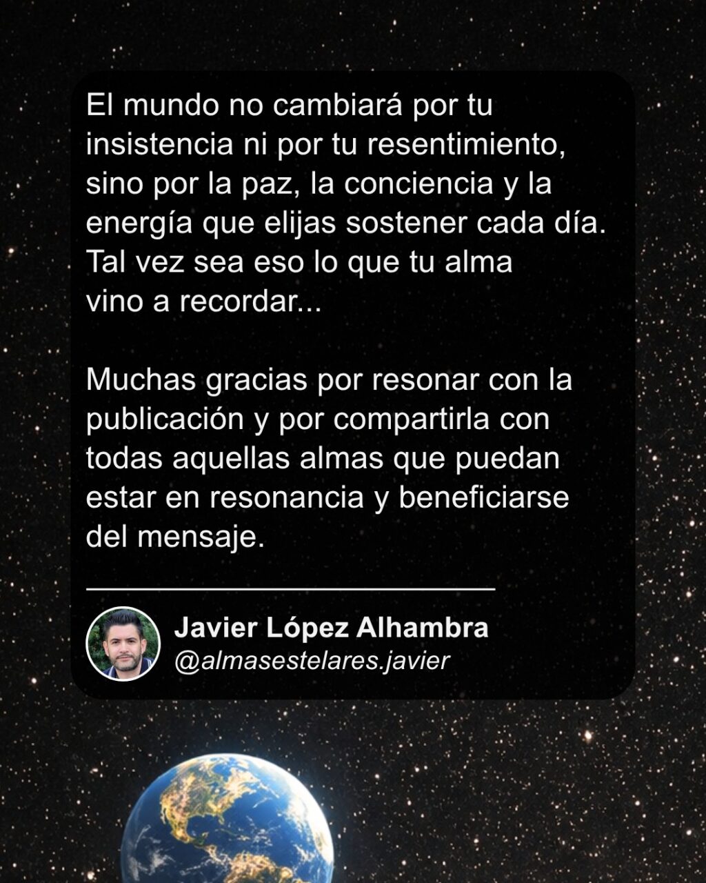 Instagram post from almasestelares.javier. This post is in position 9.