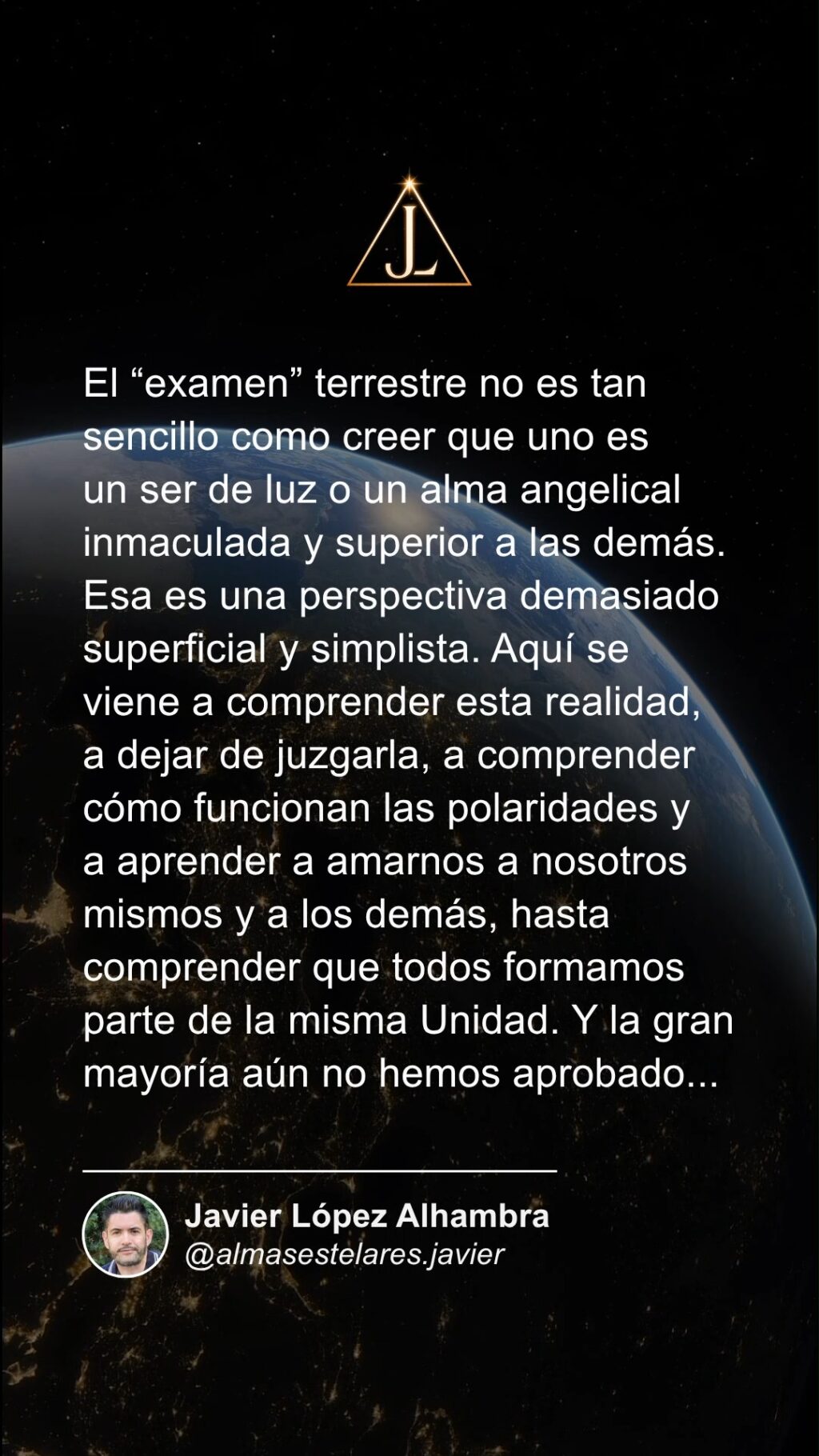 Instagram post from almasestelares.javier. This post is in position 0.