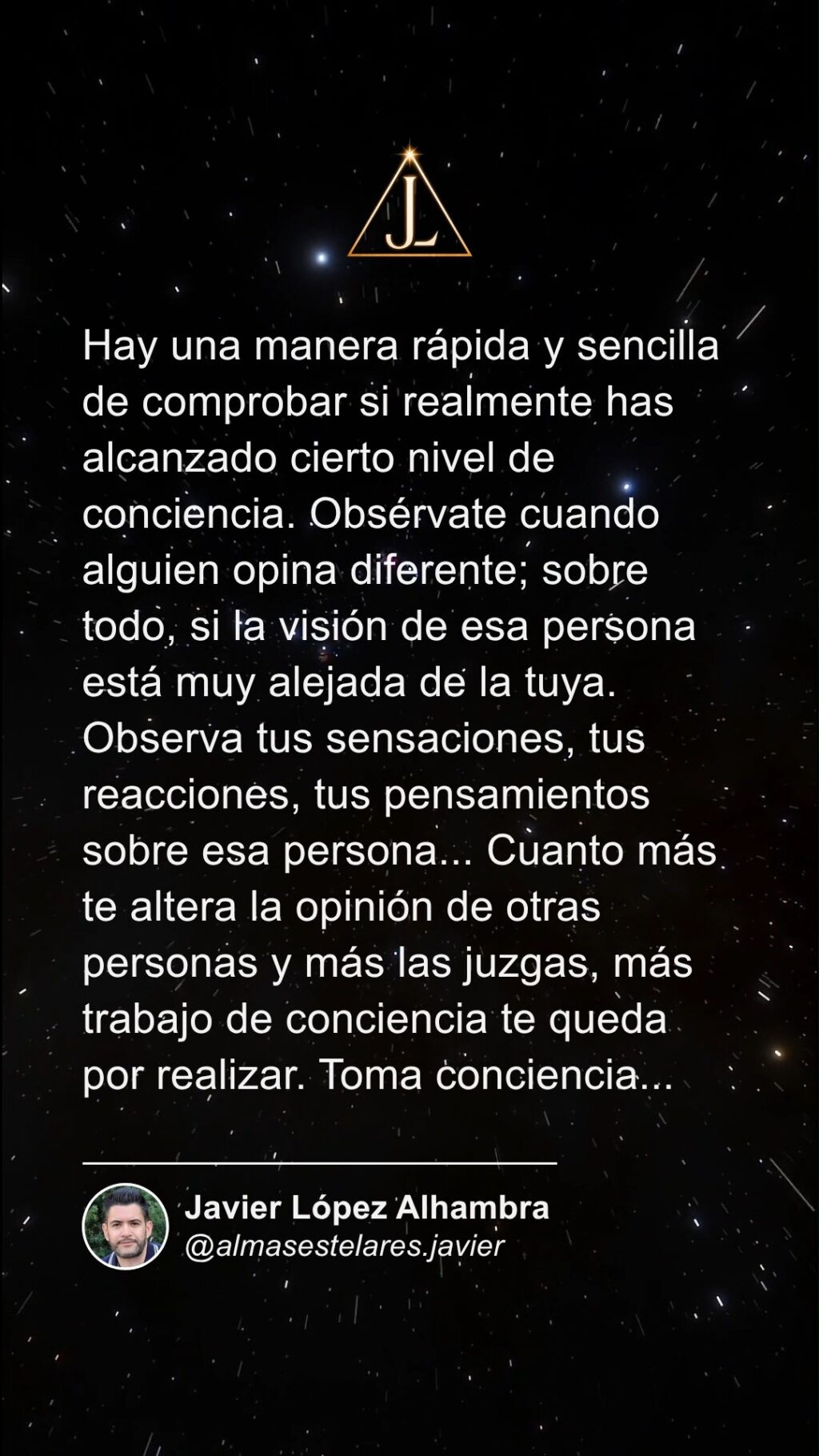 Instagram post from almasestelares.javier. This post is in position 2.