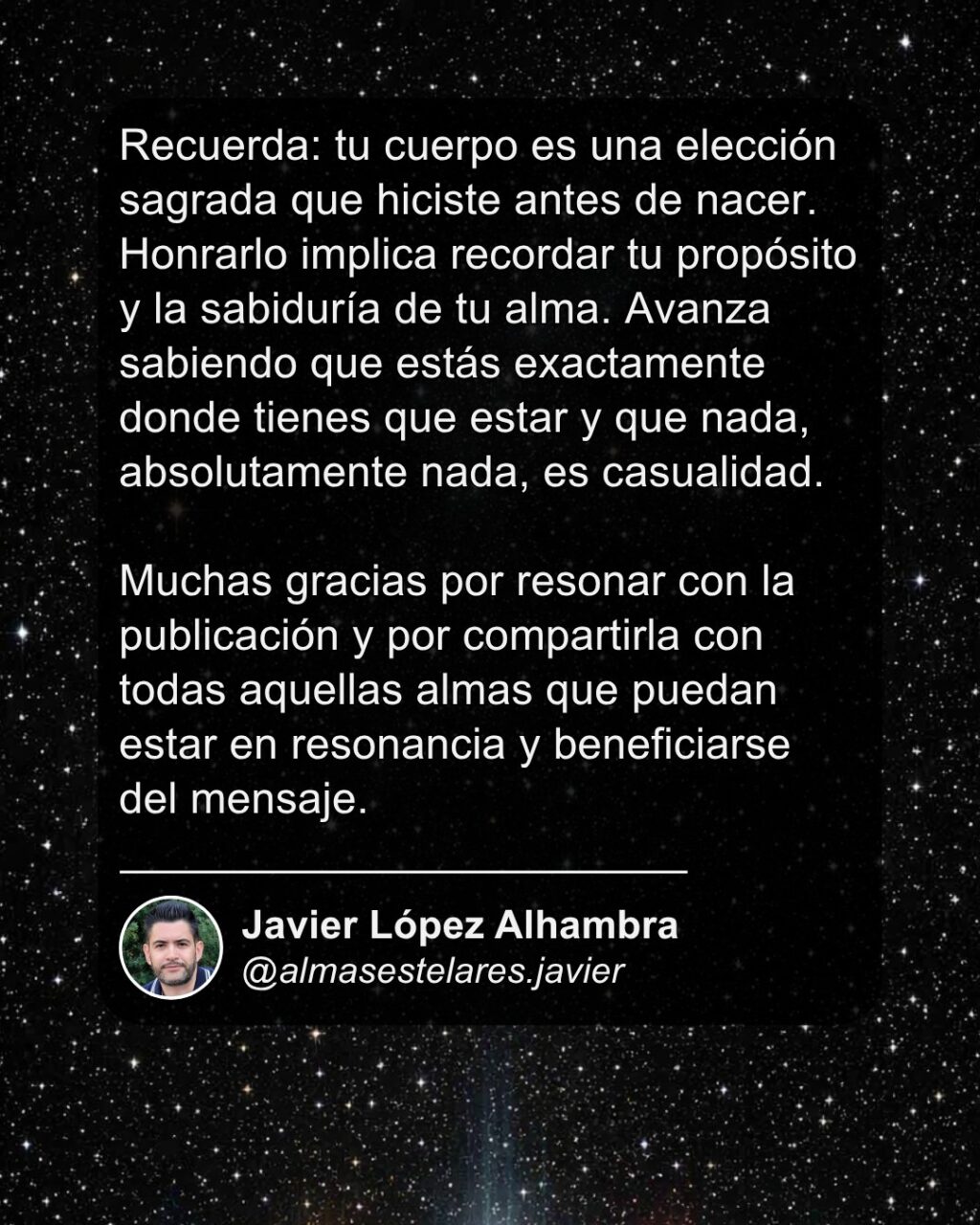 Instagram post from almasestelares.javier. This post is in position 9.