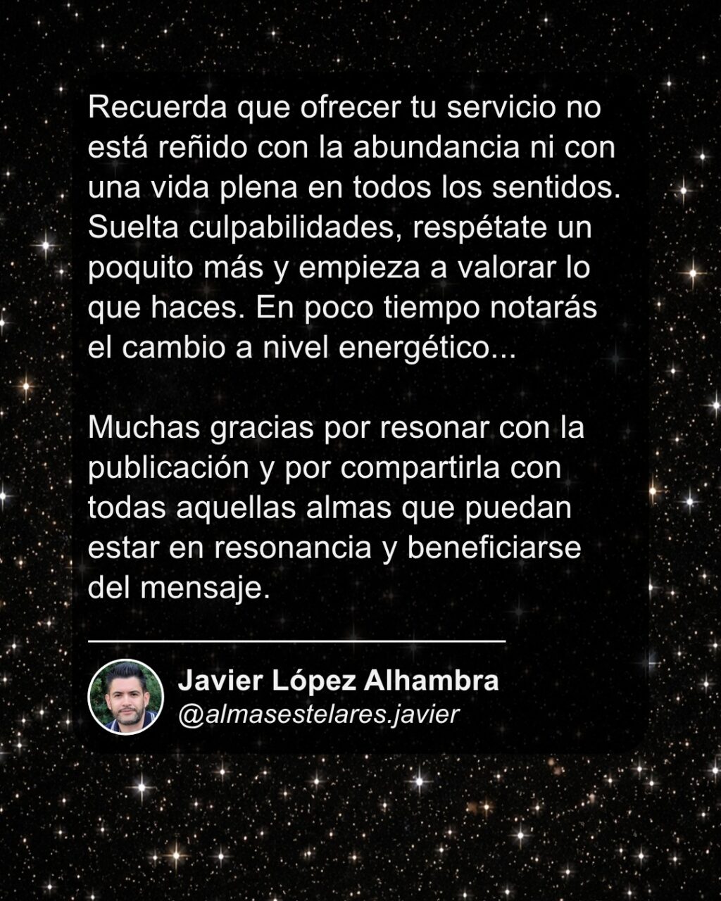 Instagram post from almasestelares.javier. This post is in position 9.