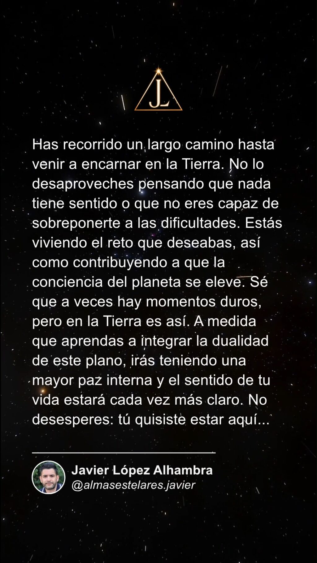 Instagram post from almasestelares.javier. This post is in position 0.