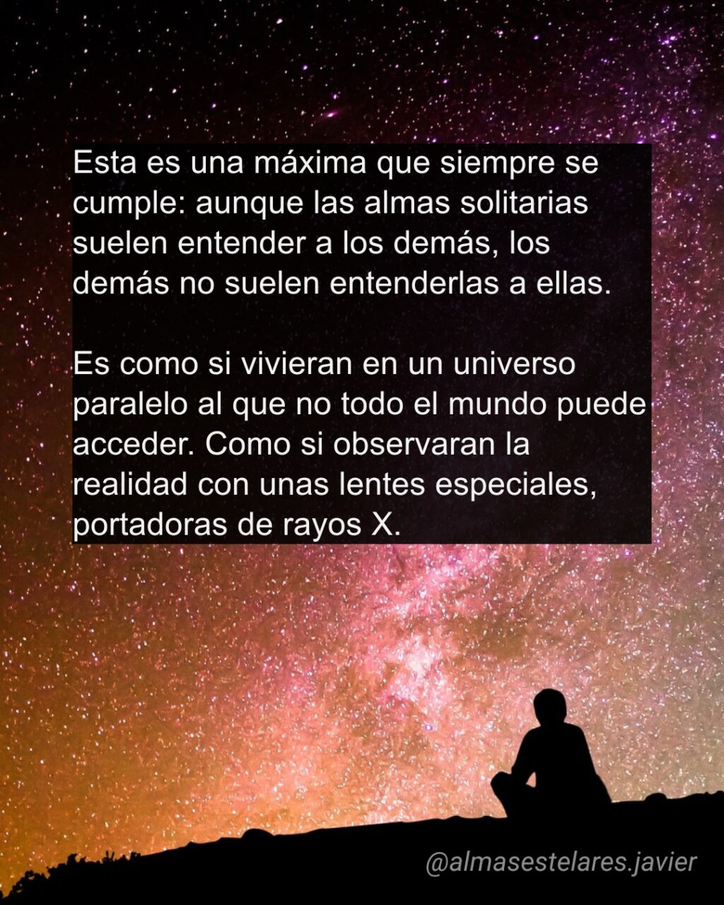 Instagram post from almasestelares.javier. This post is in position 4.