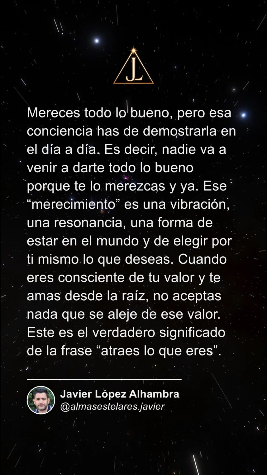 Instagram post from almasestelares.javier. This post is in position 1.