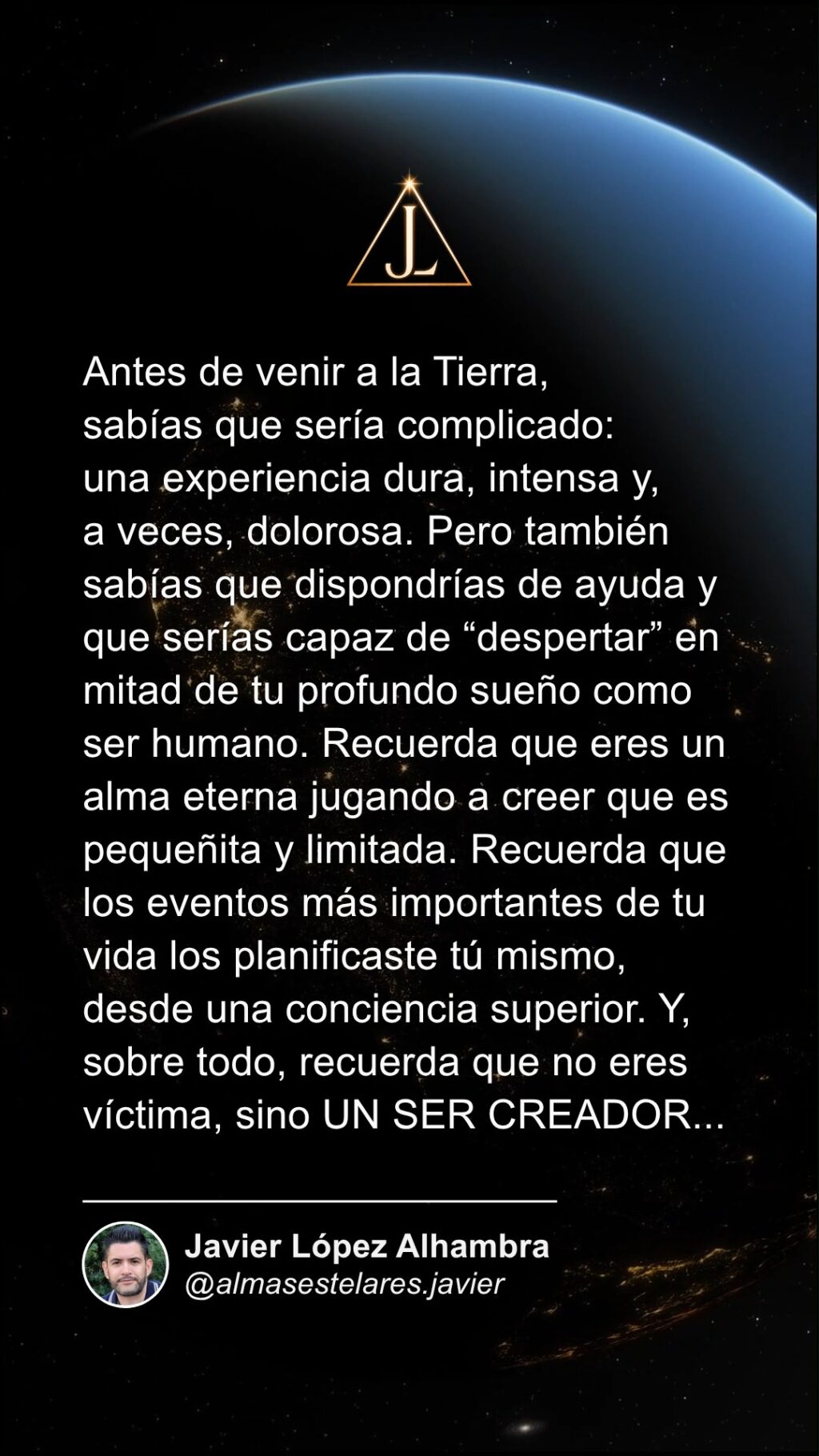 Instagram post from almasestelares.javier. This post is in position 0.