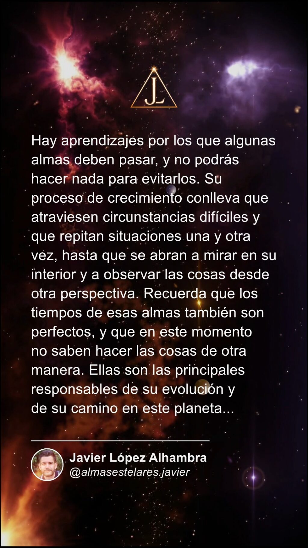 Instagram post from almasestelares.javier. This post is in position 0.